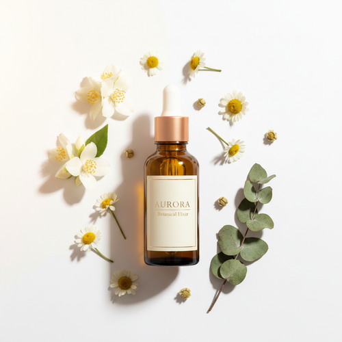 Textural Reset natural oil treatment in amber glass dropper bottle